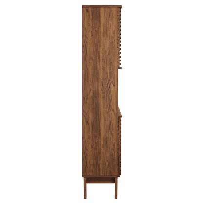 Render Tall Bathroom Storage Cabinet By HouseBean