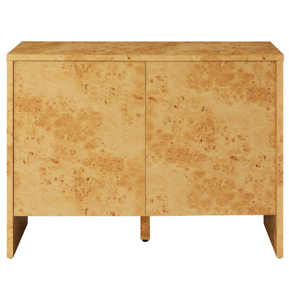 Hudson  40&quot; Burl Wood  Sideboard