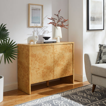 Hudson  40&quot; Burl Wood  Sideboard
