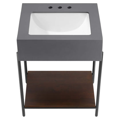 Etch 24&quot; Bathroom Vanity with Sink By HouseBean