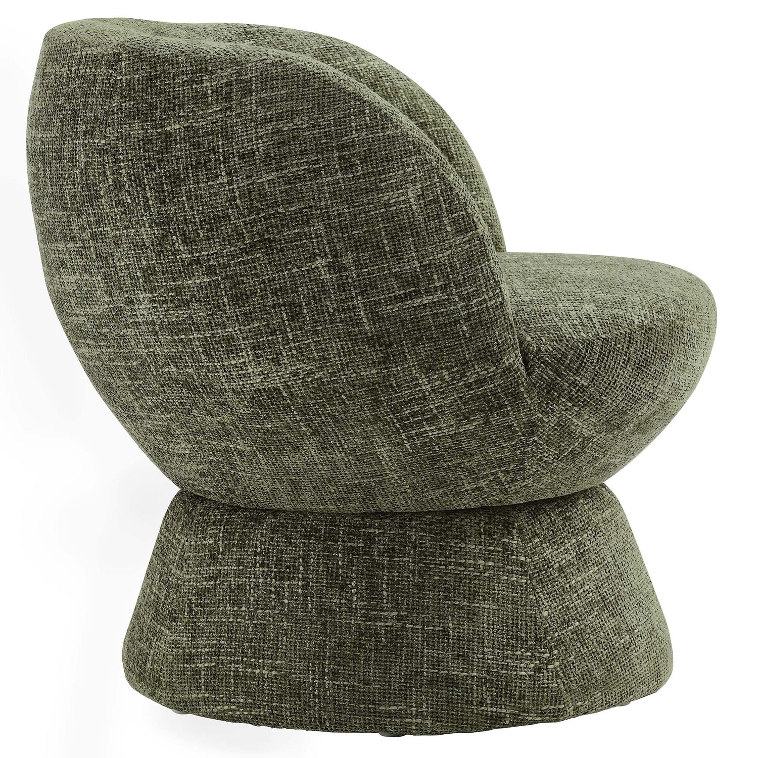 Vesta  Chenille Fabric Upholstered Swivel Chair