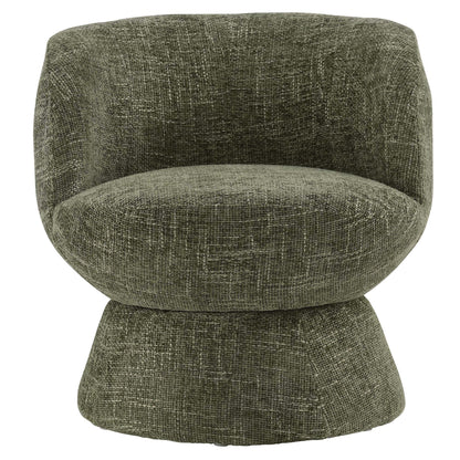 Vesta  Chenille Fabric Upholstered Swivel Chair