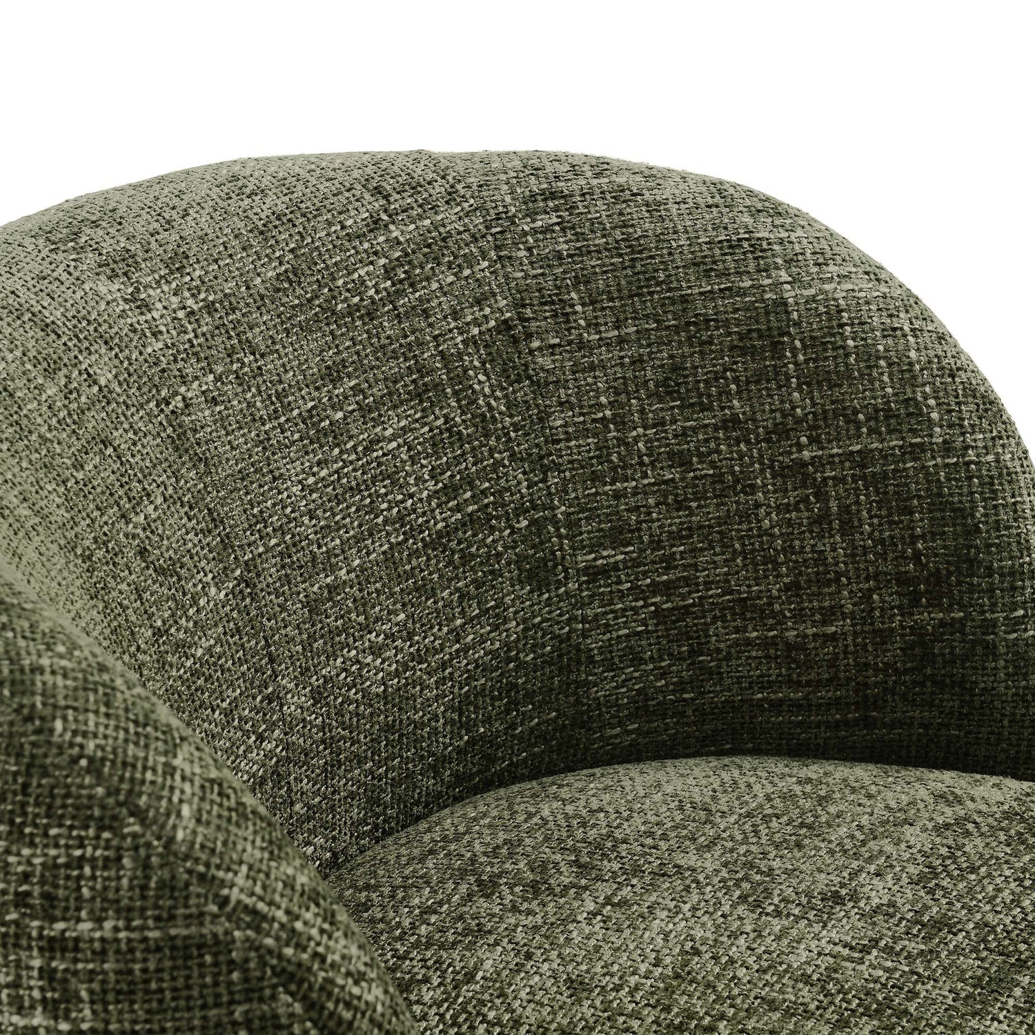 Vesta  Chenille Fabric Upholstered Swivel Chair