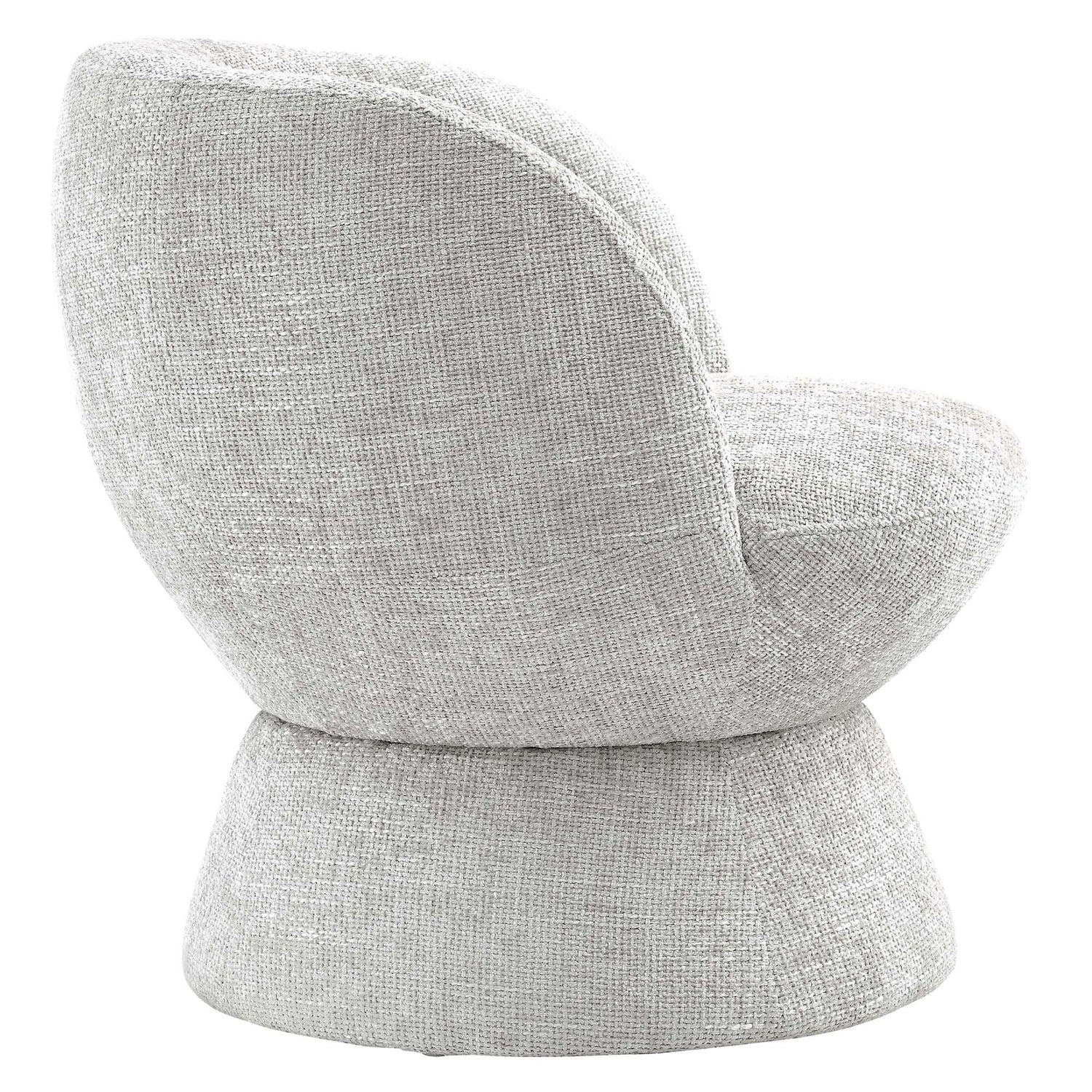 Vesta  Chenille Fabric Upholstered Swivel Chair