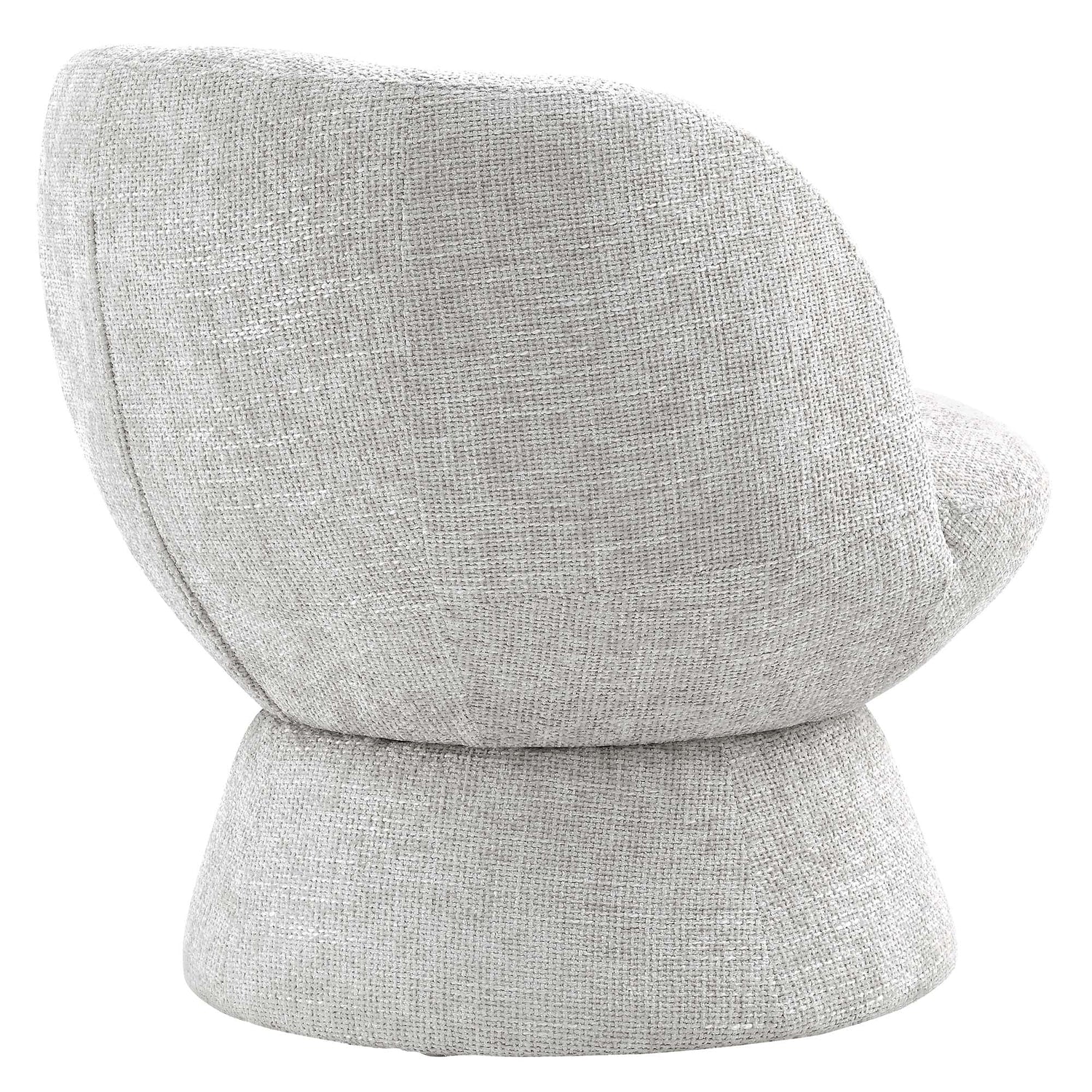 Vesta  Chenille Fabric Upholstered Swivel Chair