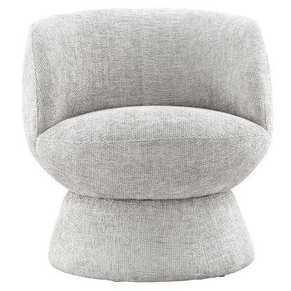 Vesta  Chenille Fabric Upholstered Swivel Chair