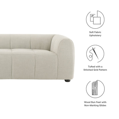 Liana   Upholstered Fabric Sofa