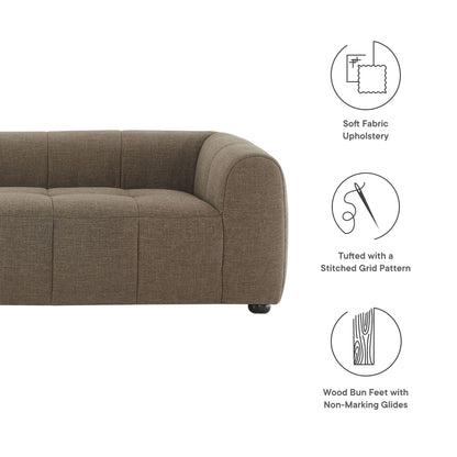 Liana   Upholstered Fabric Sofa
