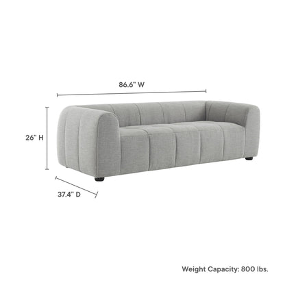 Liana   Upholstered Fabric Sofa