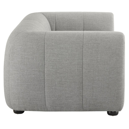 Liana   Upholstered Fabric Loveseat