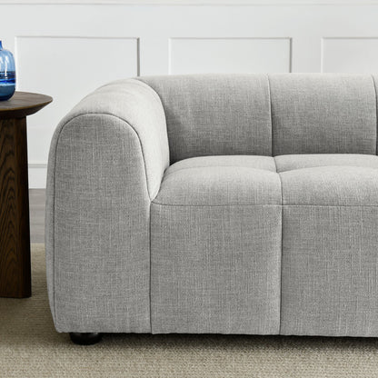 Liana   Upholstered Fabric Loveseat