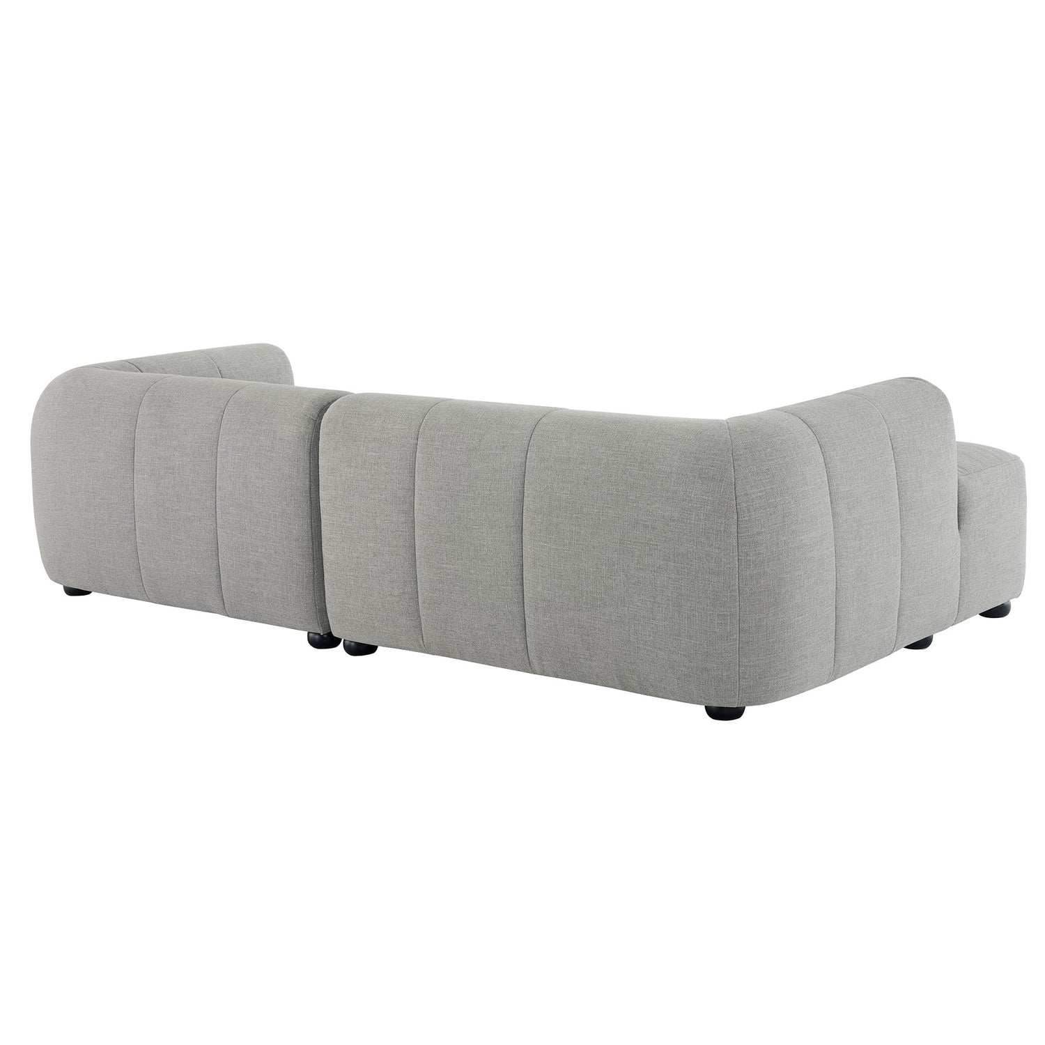 Liana  Left-Facing Upholstered Fabric Modular Sofa with Chaise