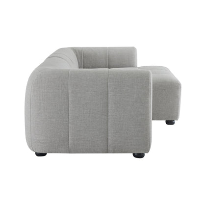 Liana  Right-Facing Upholstered Fabric Modular Sofa with Chaise