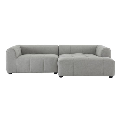 Liana  Right-Facing Upholstered Fabric Modular Sofa with Chaise