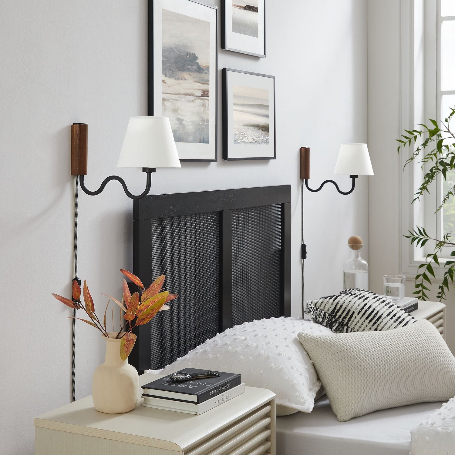 Sunlit Squiggle Arm Wall Sconce By HouseBean