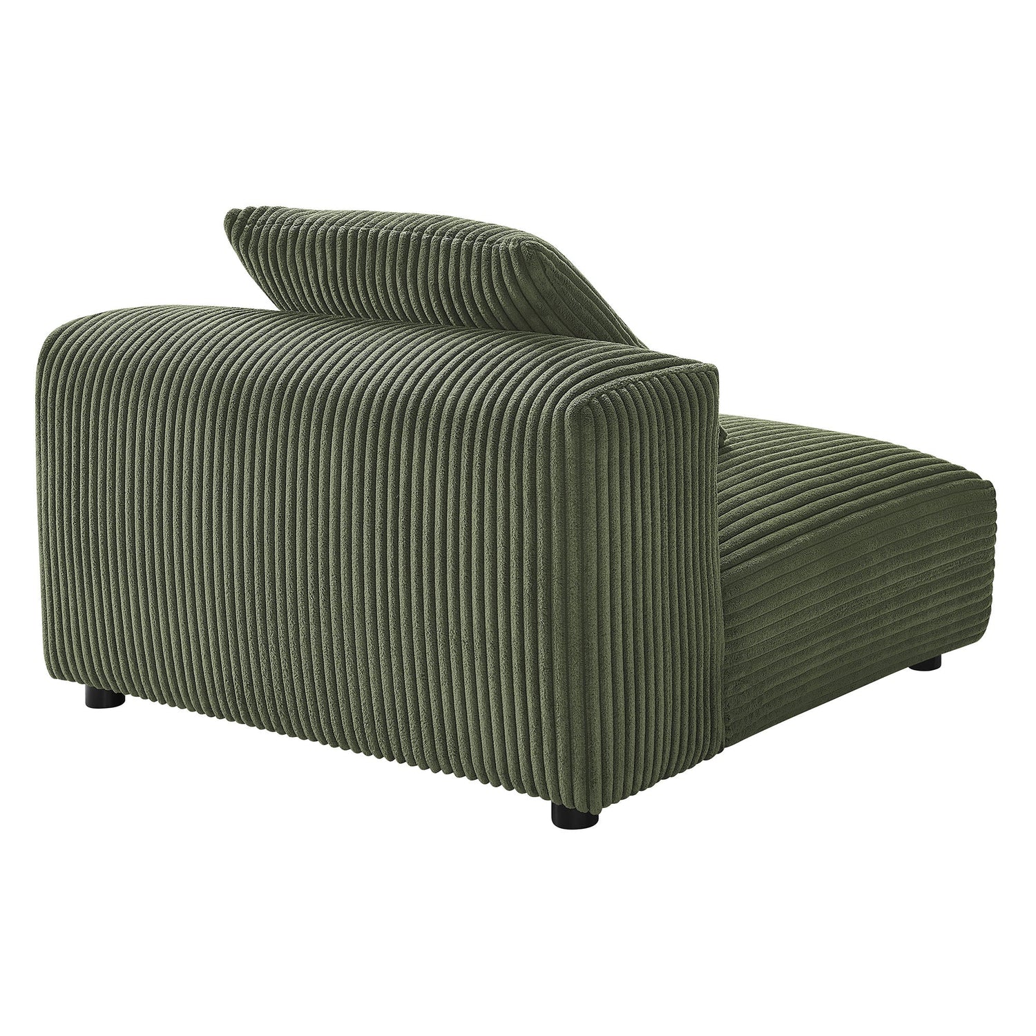 Solace  Modular Corduroy Upholstered Armless Chair