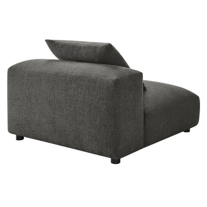 Solace  Modular Upholstered Fabric Armless Chair