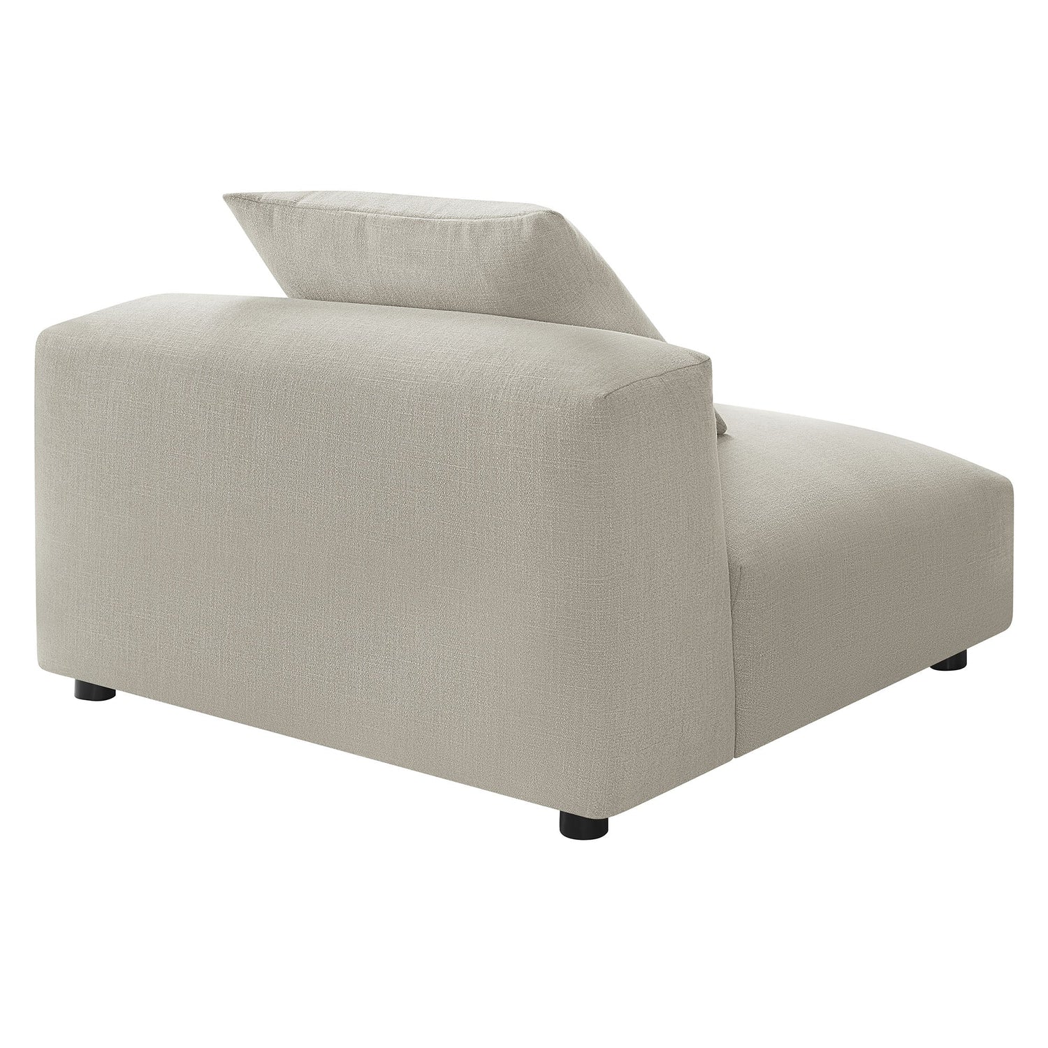 Solace  Modular Upholstered Fabric Armless Chair