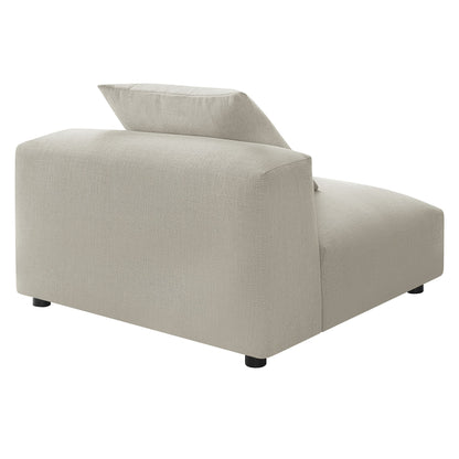 Solace  Modular Upholstered Fabric Armless Chair