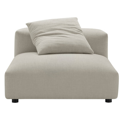 Solace 3-Piece Modular Upholstered Fabric Sectional Sofa
