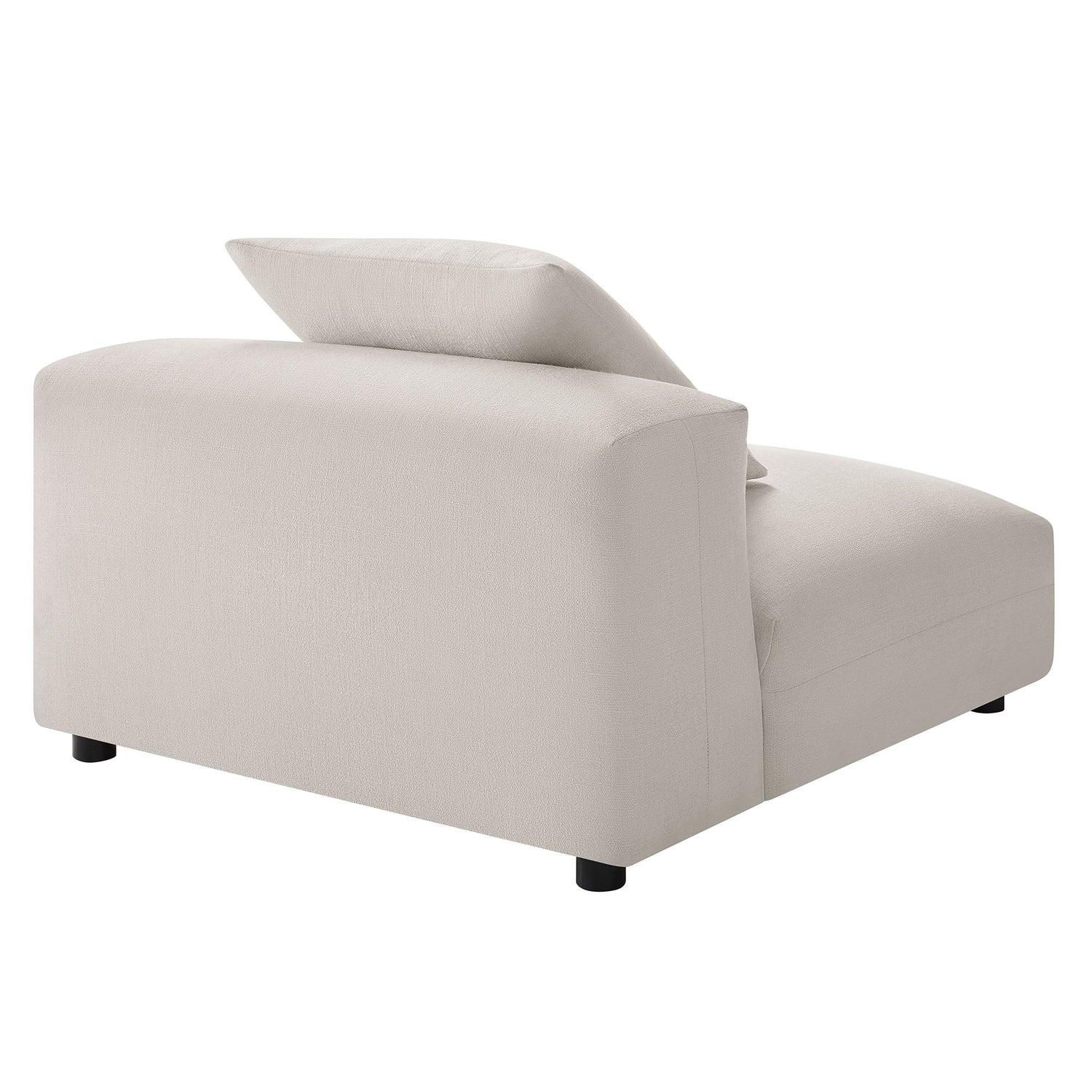 Solace  Modular Upholstered Fabric Armless Chair