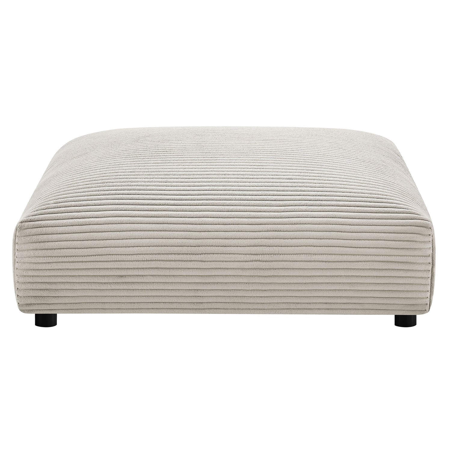 Solace  Modular Corduroy Upholstered Ottoman