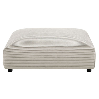 Solace  Modular Corduroy Upholstered Ottoman