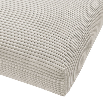 Solace  Modular Corduroy Upholstered Ottoman