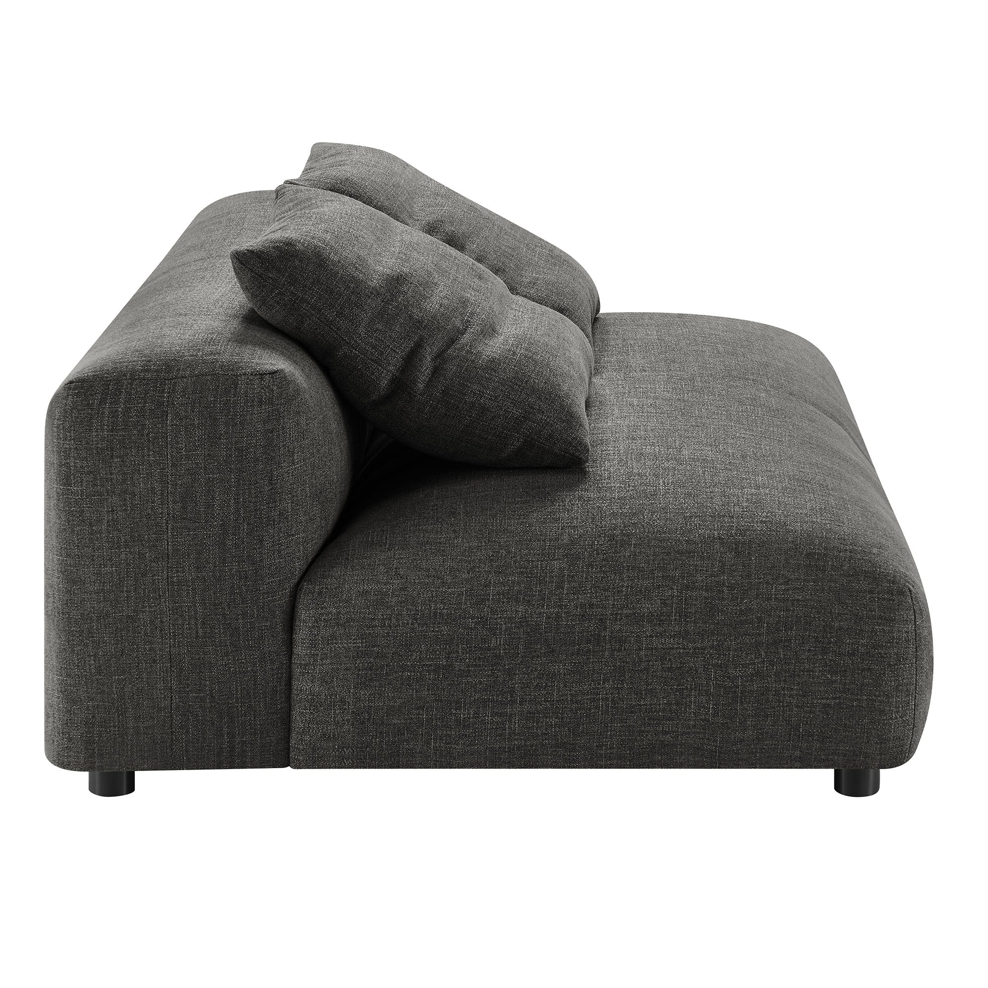 Solace  Modular Upholstered Fabric Armless Loveseat