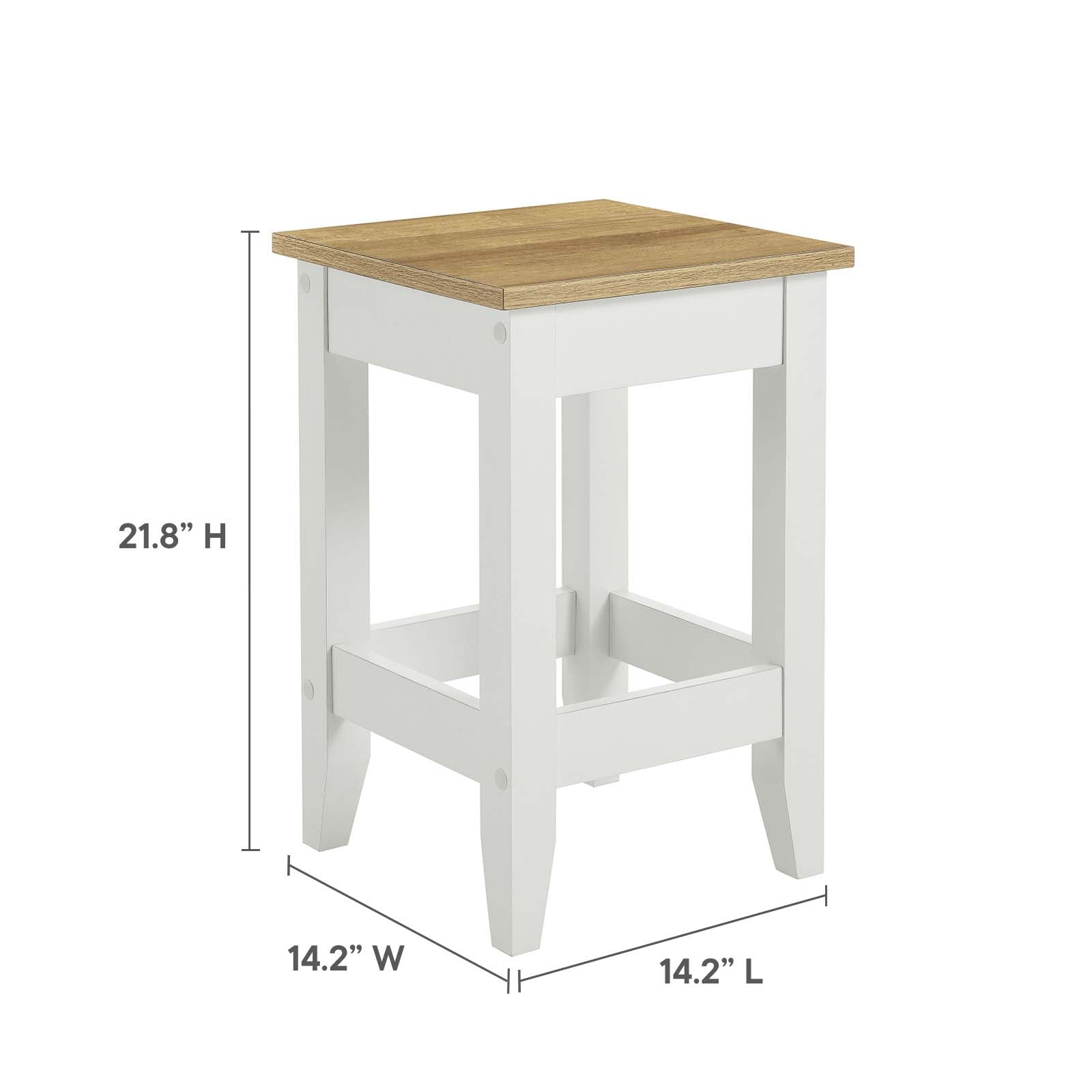 Garland 3-Piece Kitchen Island and Stool Set By HouseBean