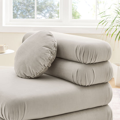 Jubilee Modular Performance Velvet Armless Chair by Modway