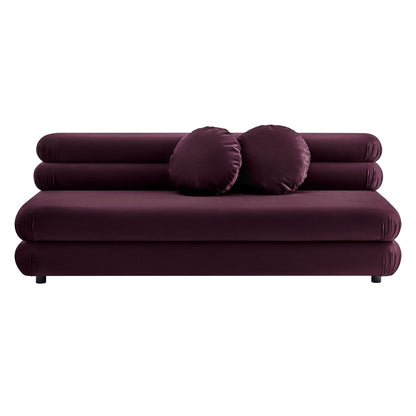 Jubilee Modular Performance Velvet Armless Loveseat By HouseBean