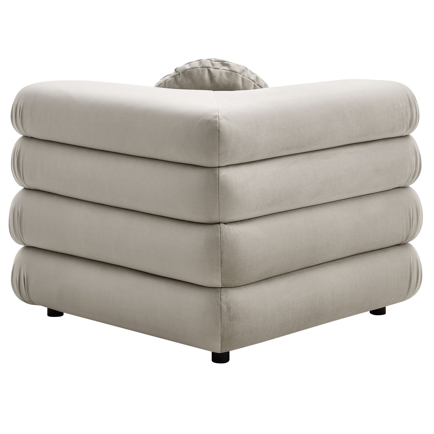 Jubilee 4-Piece Modular Performance Velvet Sectional Sofa by Modway