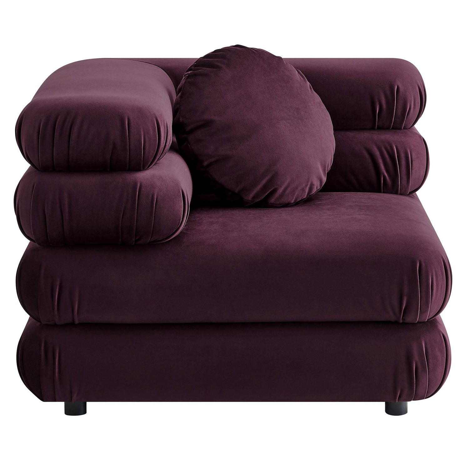 Jubilee Modular Performance Velvet Corner Chair By HouseBean