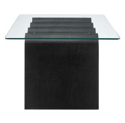 Ondine Glass Top Coffee Table By HouseBean