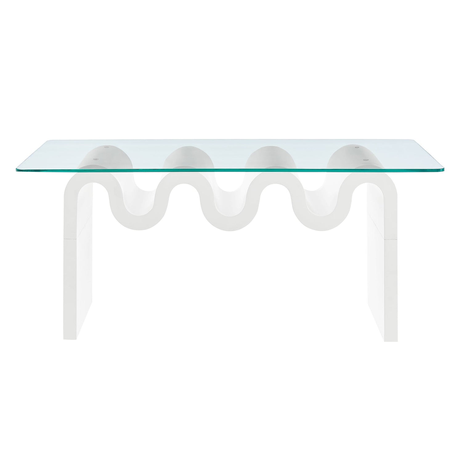 Ondine Glass Top Coffee Table By HouseBean