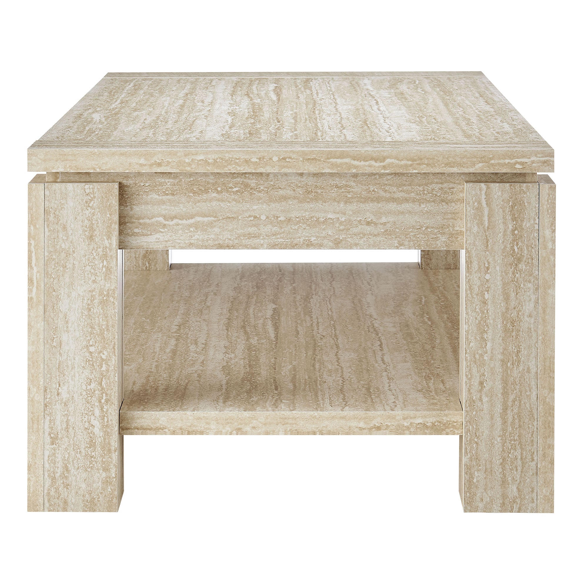 Hollis Travertine Coffee Table By HouseBean