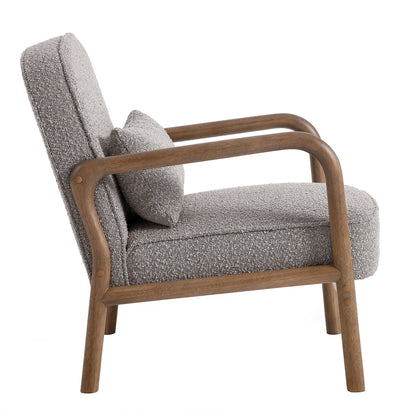 Charlie   Boucle Upholstered Armchair