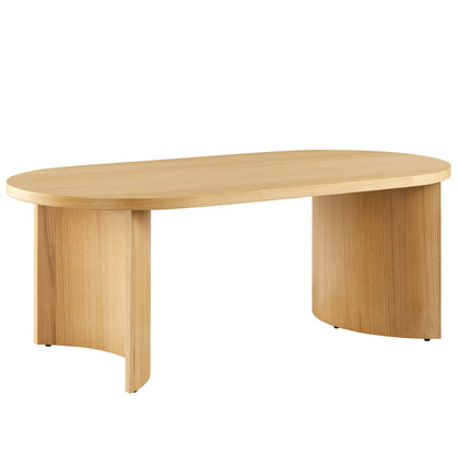 Aspect Oval Wood Coffee Table by Modway