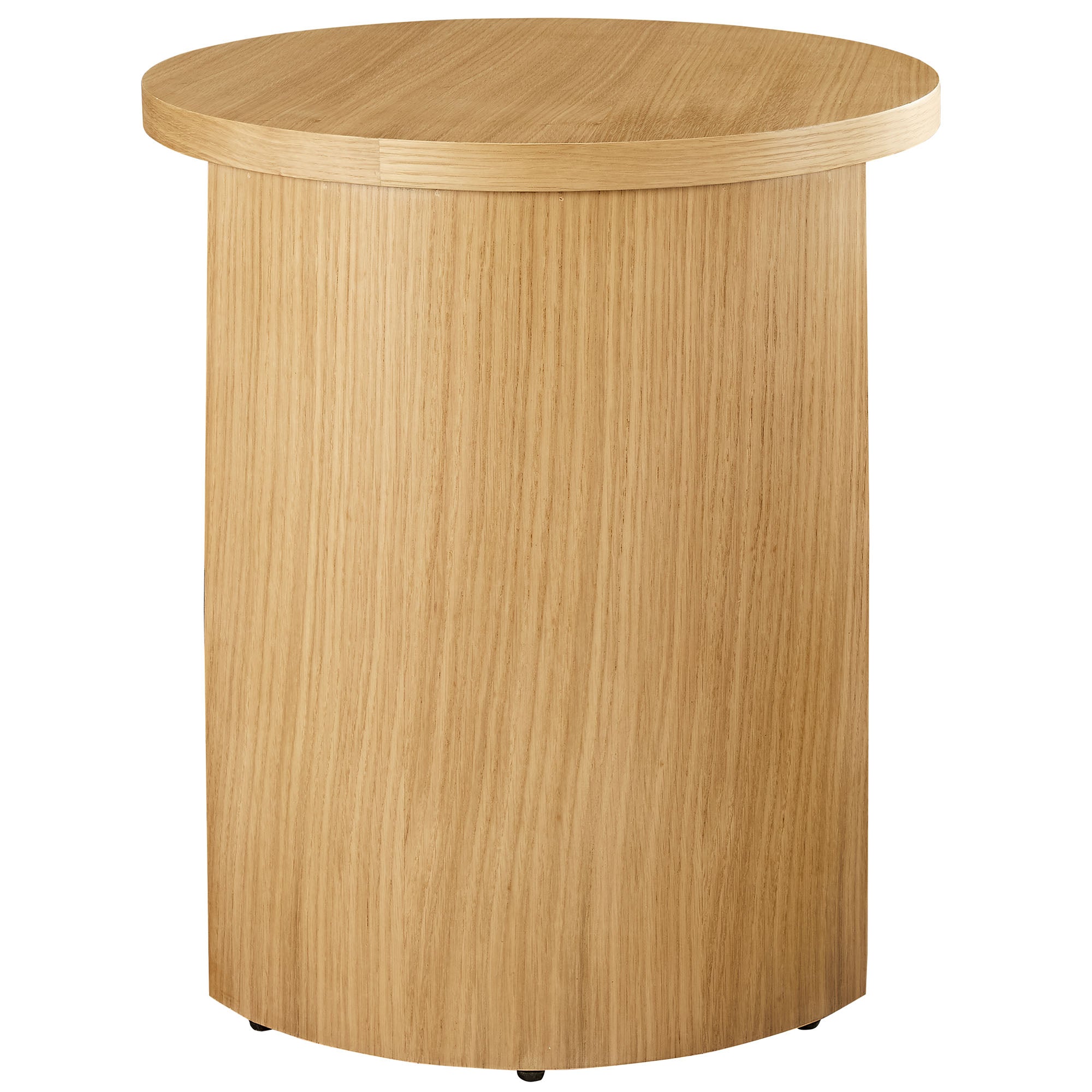 Aspect Round Wood End Table By HouseBean