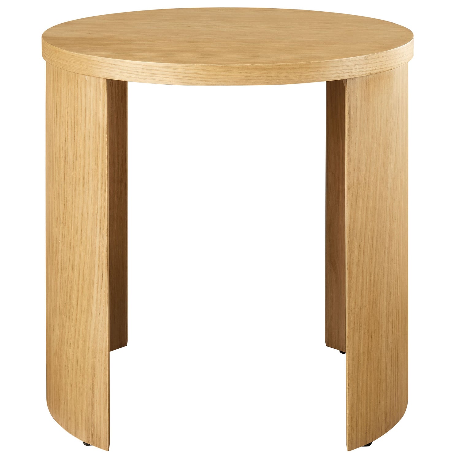 Aspect Round Wood End Table By HouseBean