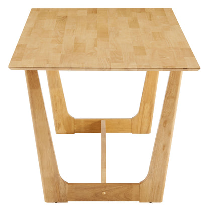 Solara 7-Piece Wood Dining Set by Modway