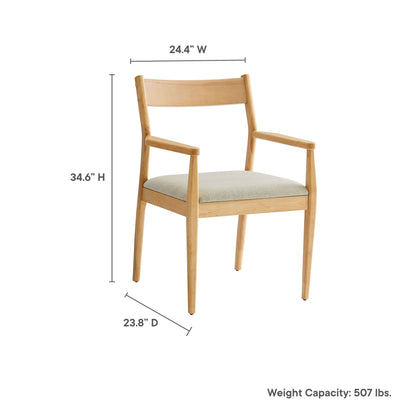 Solara 7-Piece Wood Dining Set by Modway