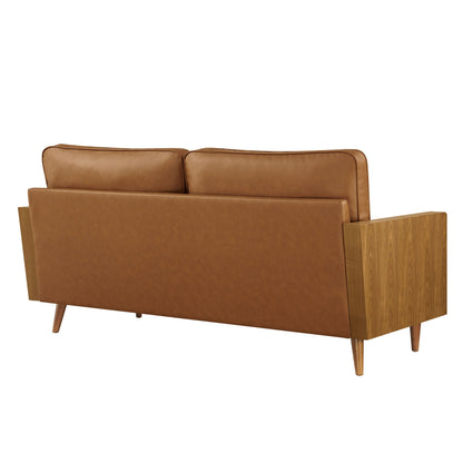 Kellan Vegan Leather Sofa By HouseBean