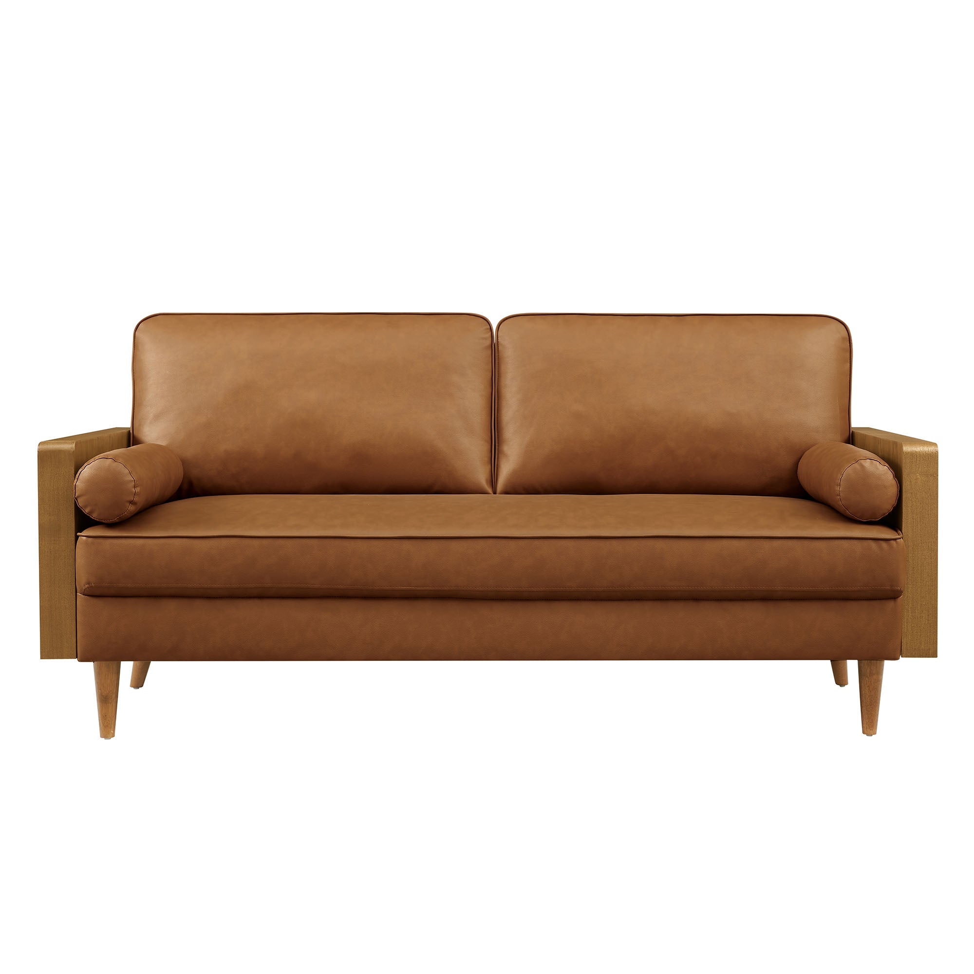 Kellan Vegan Leather Sofa By HouseBean