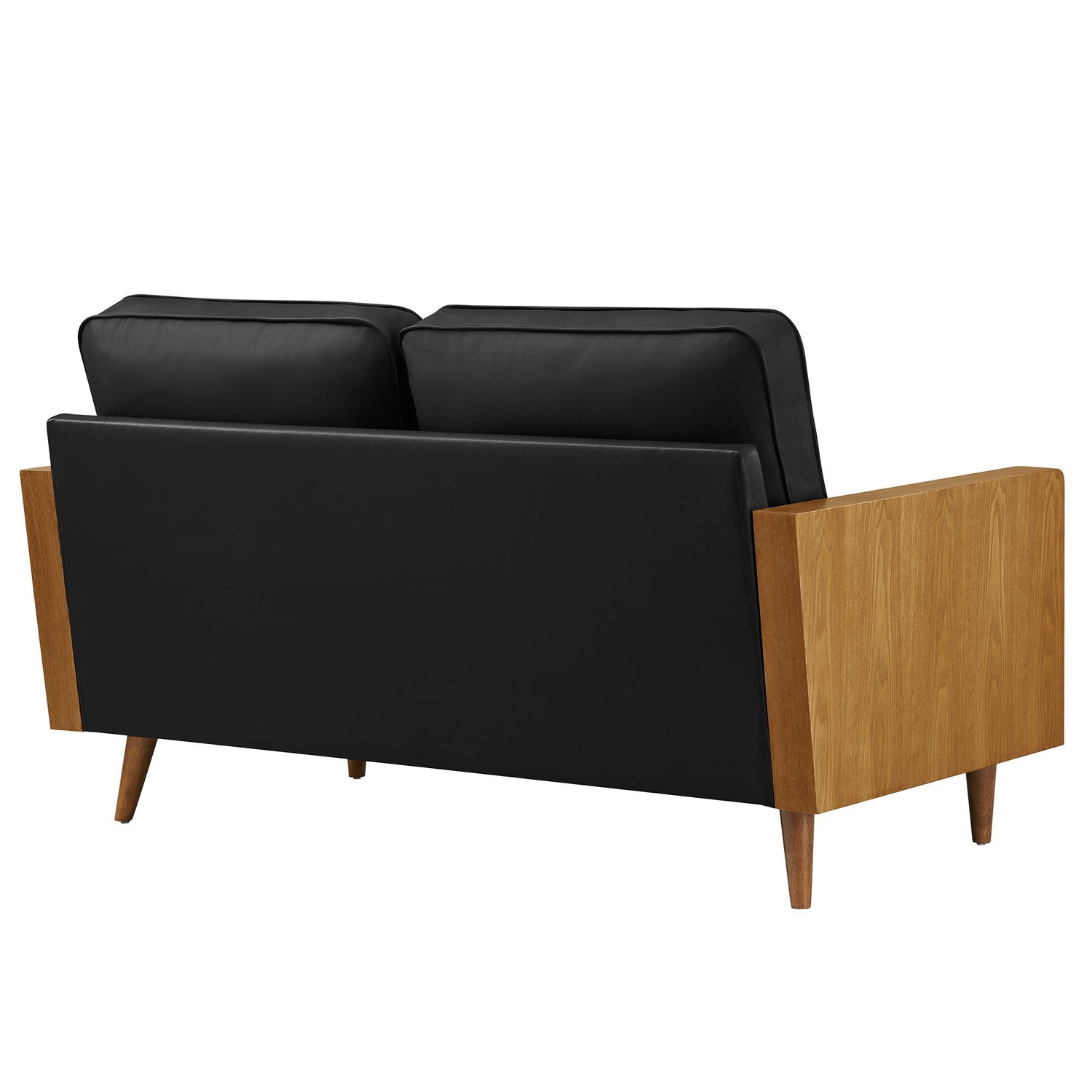 Kellan Vegan Leather Loveseat By HouseBean