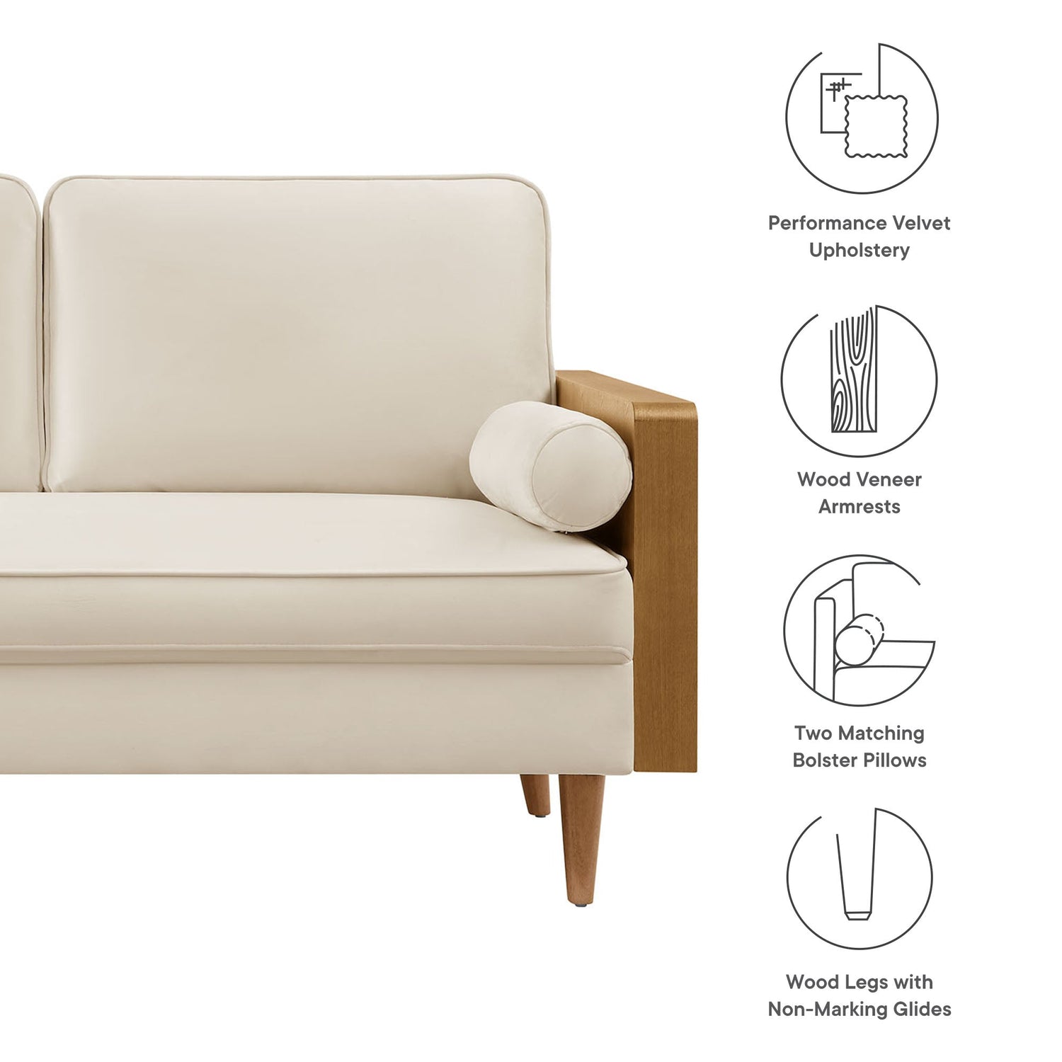 Kellan Loveseat by Modway