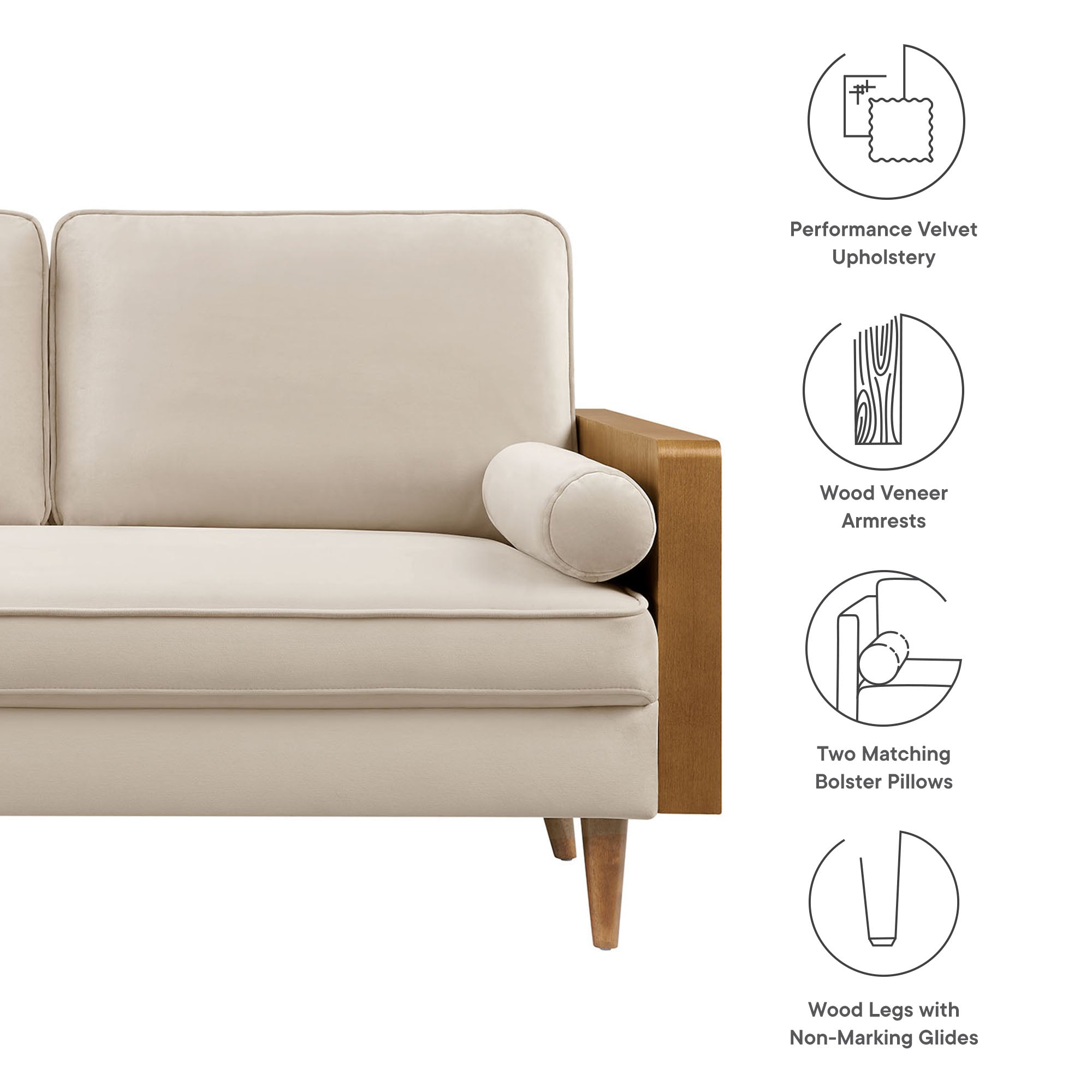 Kellan Loveseat by Modway