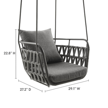 Kaliah Outdoor Patio Aluminum Swing Chair by Modway