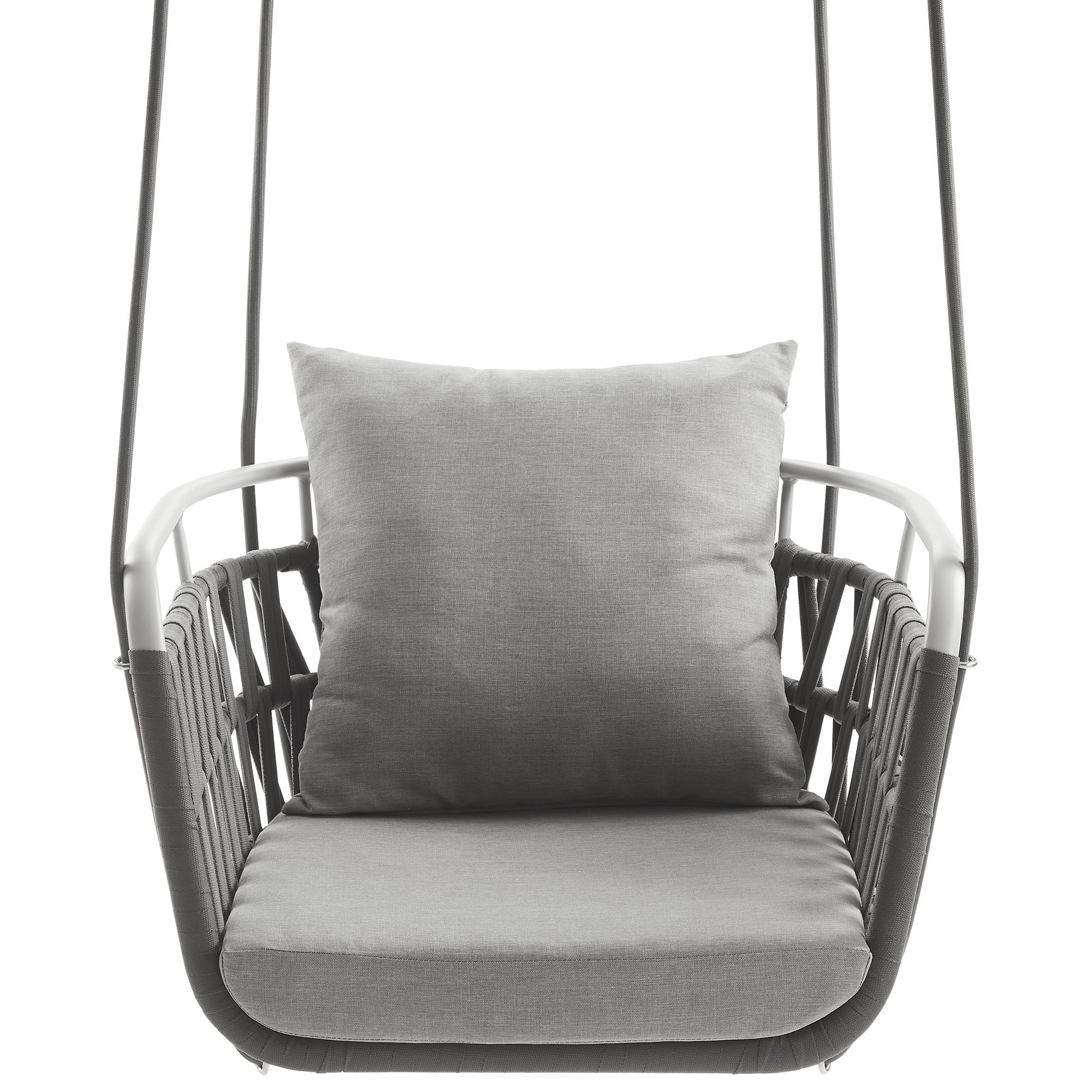 Kaliah Outdoor Patio Aluminum Swing Chair By HouseBean